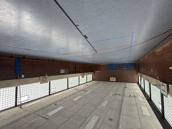 Die Turnhalle der Grundschule Uphuser Straße