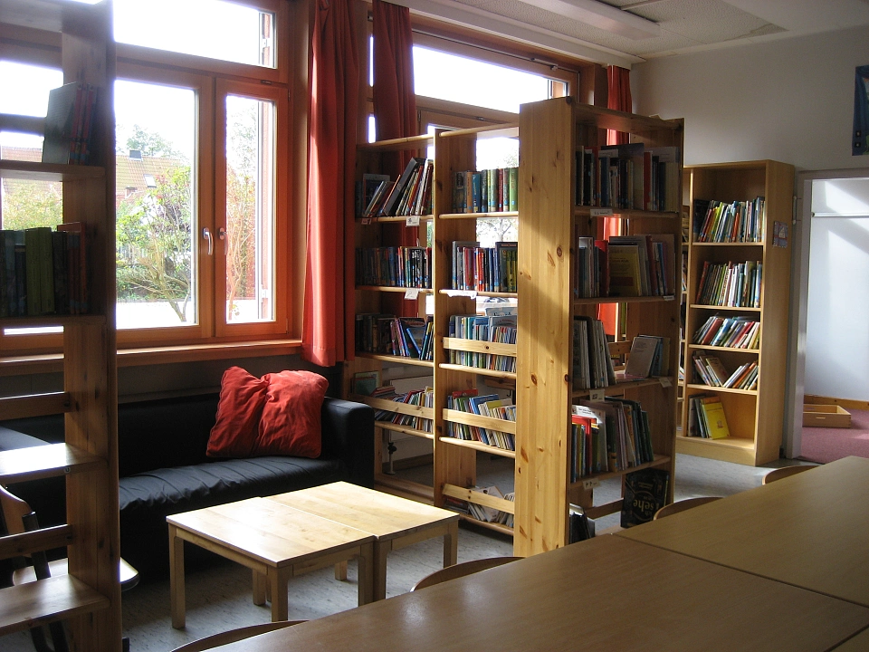 B&uuml;cherei der Grundschule Uphuser Stra&szlig;e