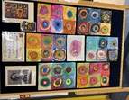 Konzentrische Kreise nach Kandinsky